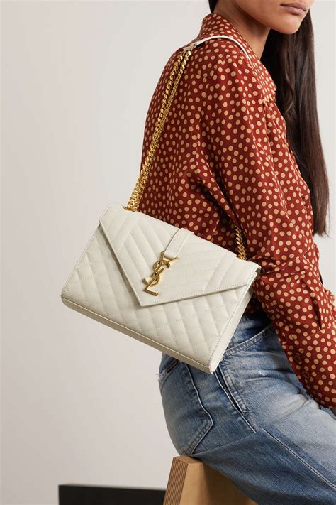 ysl medium envelope shoulder bag|ysl crocodile envelope bag.